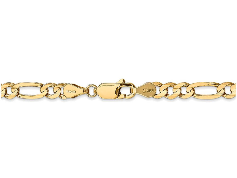 FJC Finejewelers 20 Inch 14k Yellow Gold 4.5mm Concave Open Figaro Chain Necklace