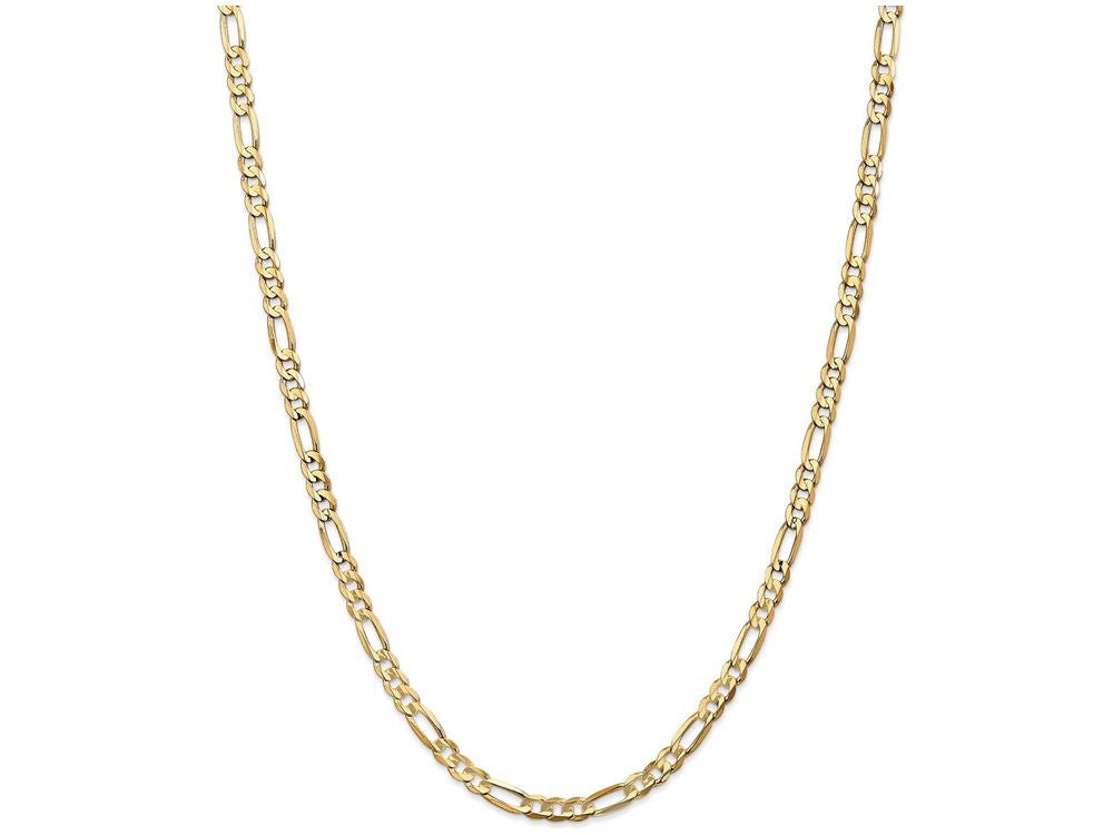 FJC Finejewelers 22 Inch 14k Yellow Gold 4.5mm Concave Open Figaro Chain Necklace