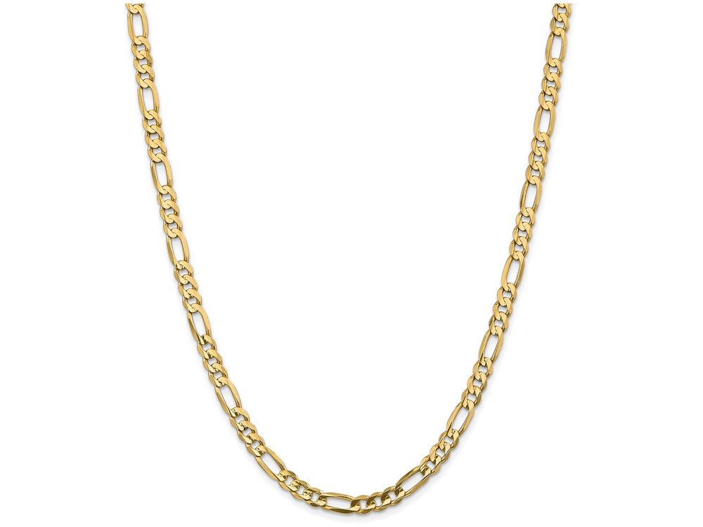 FJC Finejewelers 22 Inch 14k Yellow Gold 5.25mm Concave Open Figaro Chain Necklace
