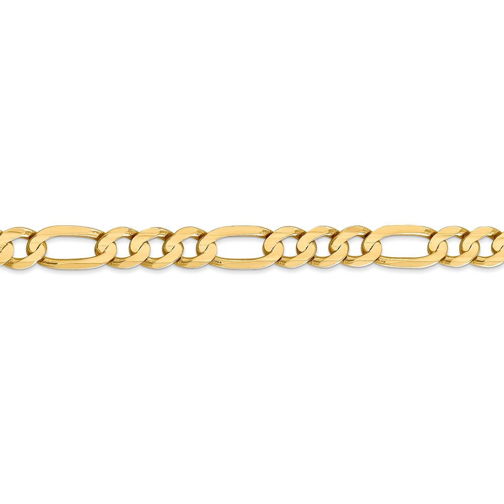 FJC Finejewelers 24 Inch 14k 6.75mm Concave Open Figaro Chain Necklace