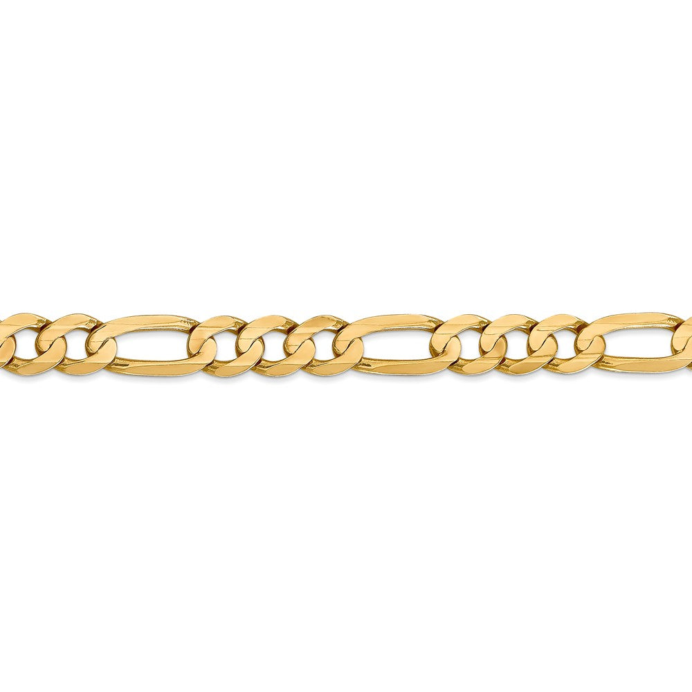 FJC Finejewelers 20 Inch 14k 7.5mm Concave Open Figaro Chain Necklace