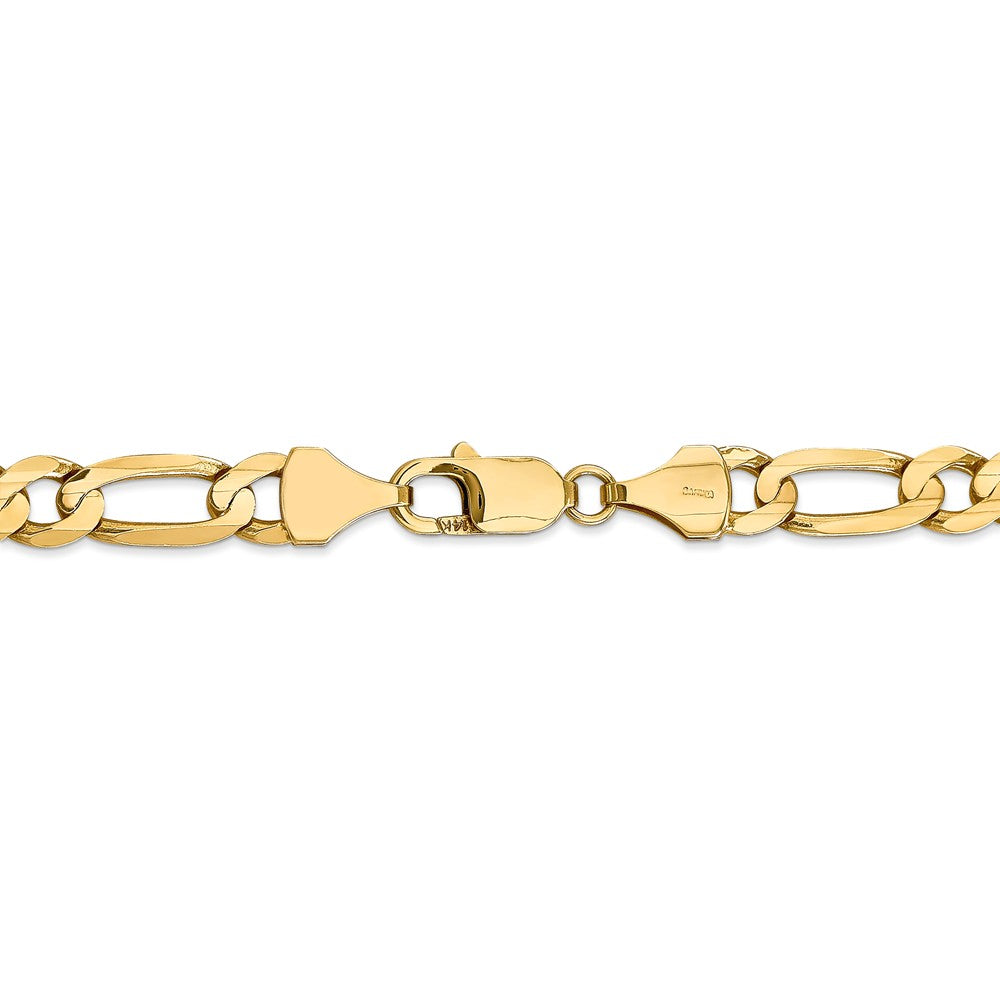 FJC Finejewelers 20 Inch 14k 7.5mm Concave Open Figaro Chain Necklace