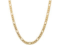 FJC Finejewelers 9 Inch 14k Yellow Gold 7.5mm Concave Open Figaro Chain Ankle Bracelet (Smaller Ankles)