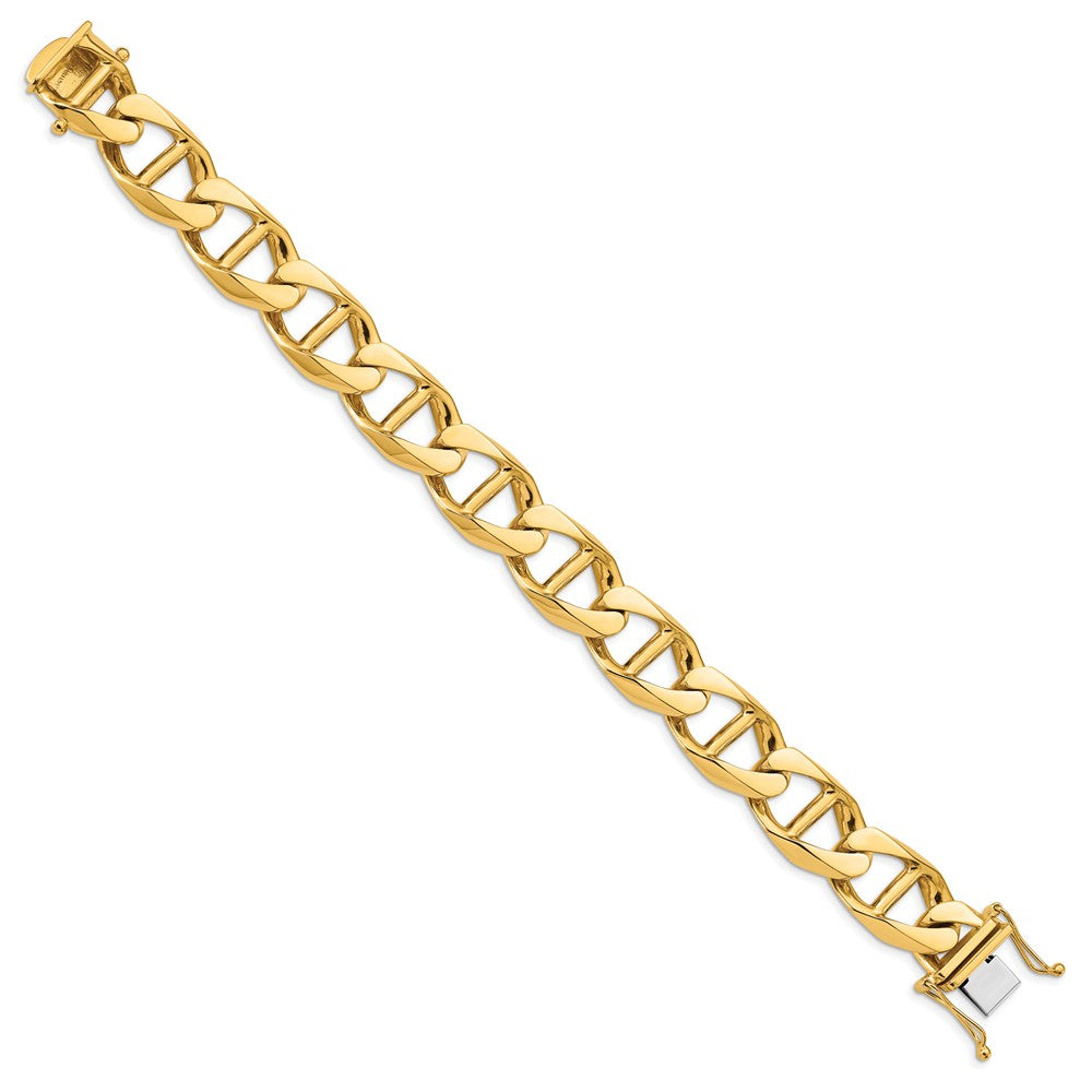 FJC Finejewelers 8 Inch 14k 15mm Hand-polished Anchor Link Chain Bracelet