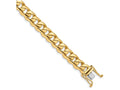 FJC Finejewelers 8 Inch 14k 8.75mm Hand-polished Rounded Curb Chain Bracelet