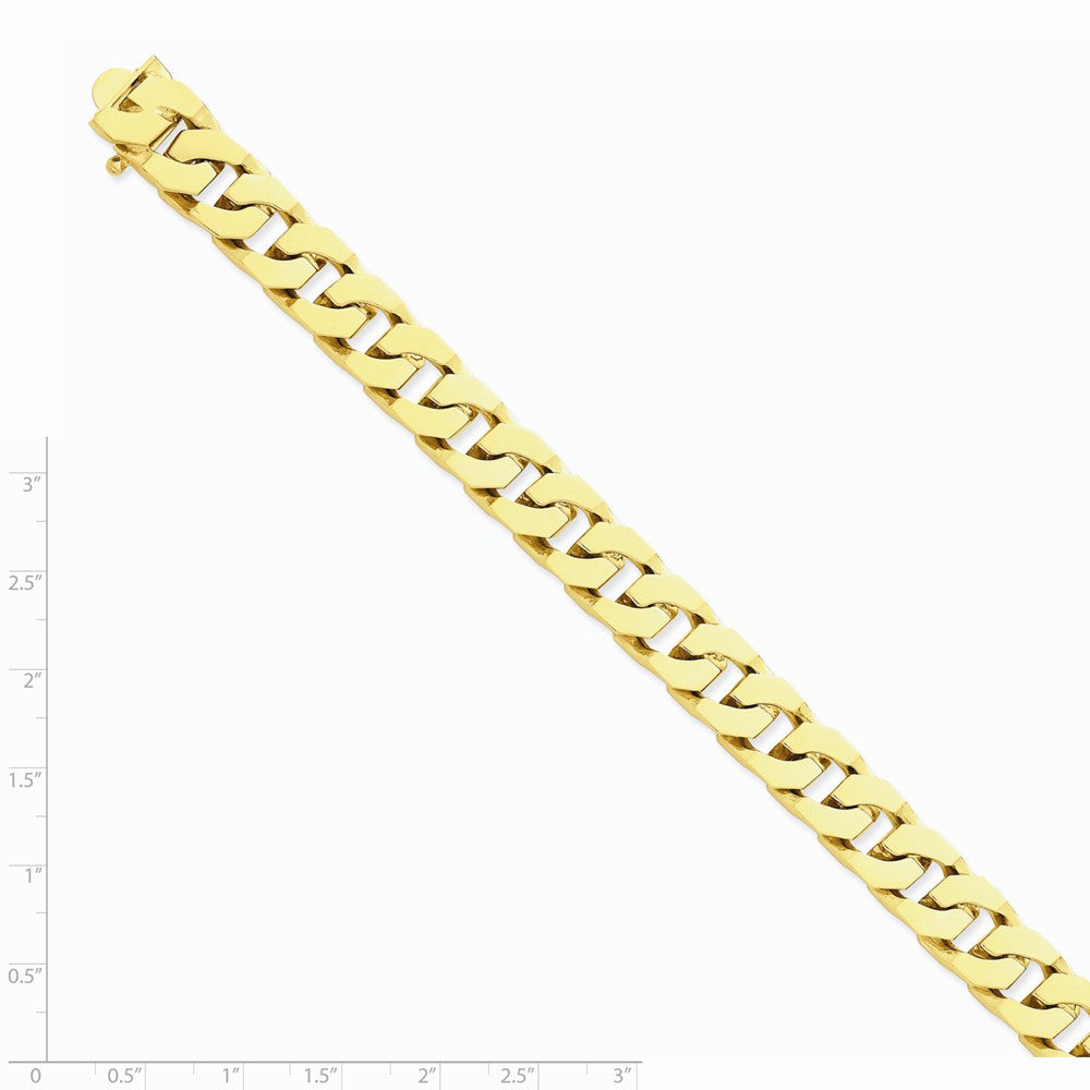 FJC Finejewelers 8 Inch 14k 12mm Hand-polished Fancy Link Chain Bracelet