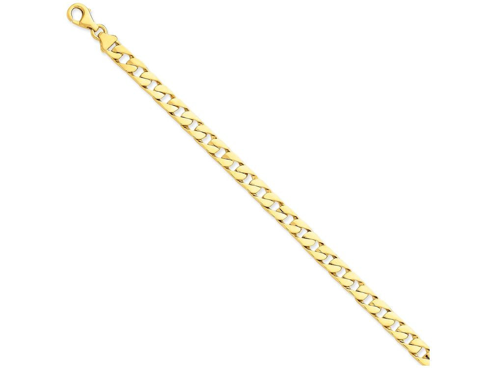 FJC Finejewelers 8 Inch 14k Yellow Gold 6.5mm Hand-polished Fancy Link Chain Bracelet