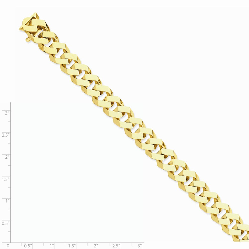 FJC Finejewelers 8 Inch 14k 12mm Hand-polished Fancy Link Chain Bracelet