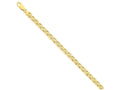 FJC Finejewelers 7 Inch 14k Yellow Gold 7mm Hand-polished Fancy Link Chain Bracelet