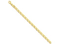 FJC Finejewelers 7 Inch 14k Yellow Gold 6mm Hand-polished Fancy Link Chain Bracelet