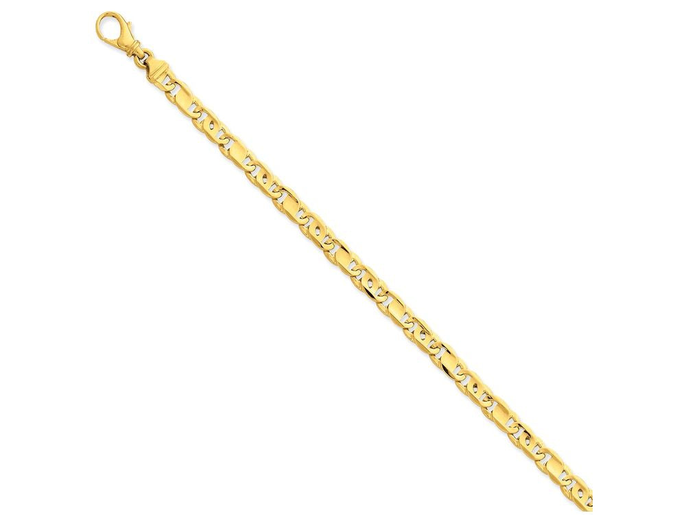 FJC Finejewelers 7.25 Inch 14k Yellow Gold 5.75mm Polished Fancy Link Chain Bracelet
