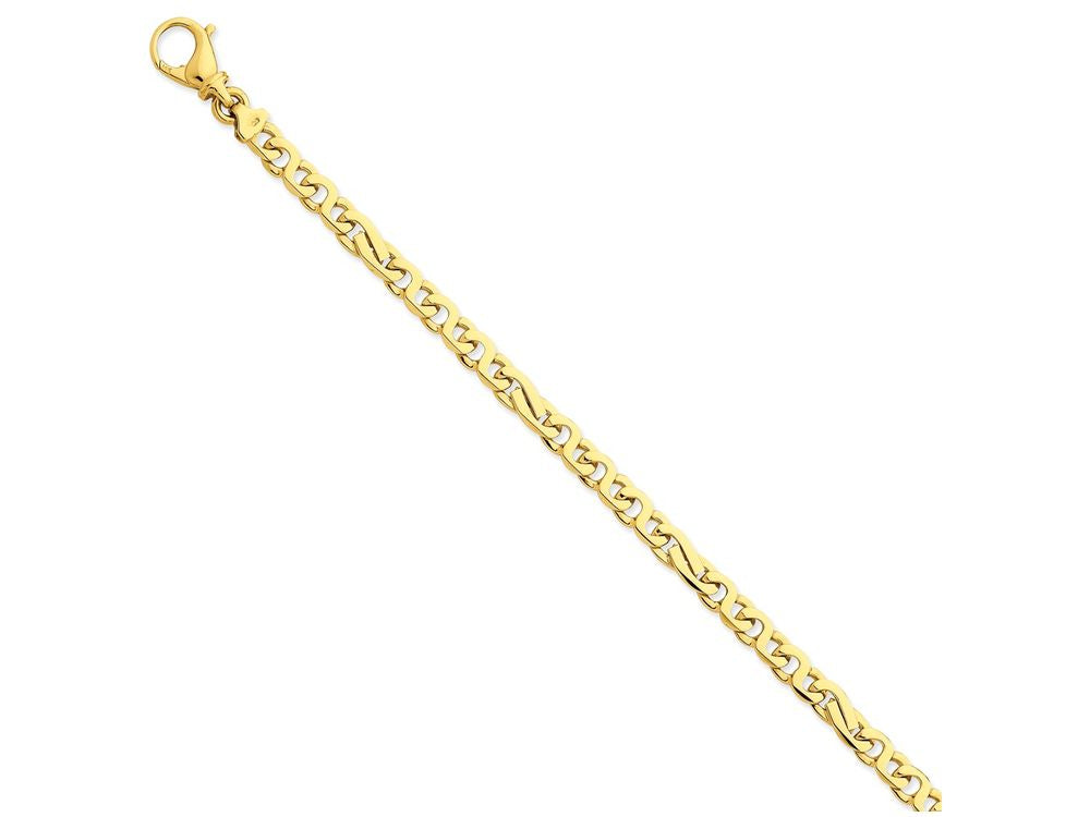 FJC Finejewelers 7 Inch 14k Yellow Gold 6.2mm Polished Fancy Link Chain Bracelet