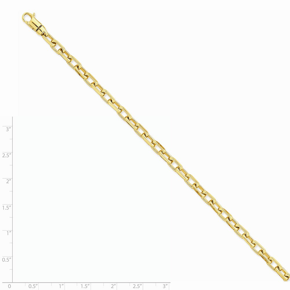 FJC Finejewelers 14 kt Yellow Gold 5.9mm Hand-polished Fancy Link Bracelet