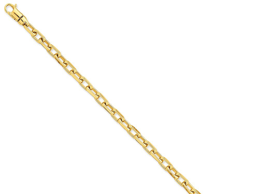 FJC Finejewelers 14 kt Yellow Gold 5.9mm Hand-polished Fancy Link Bracelet