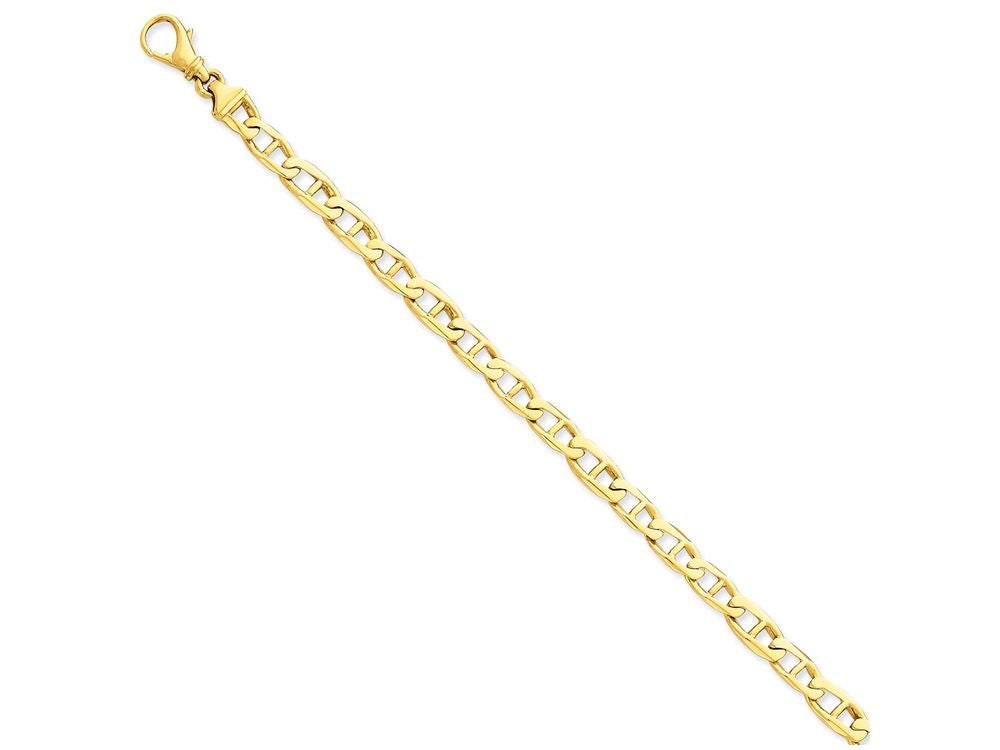 FJC Finejewelers 7.25 Inch 14k Yellow Gold 6.2mm Polished Fancy Link Chain Bracelet