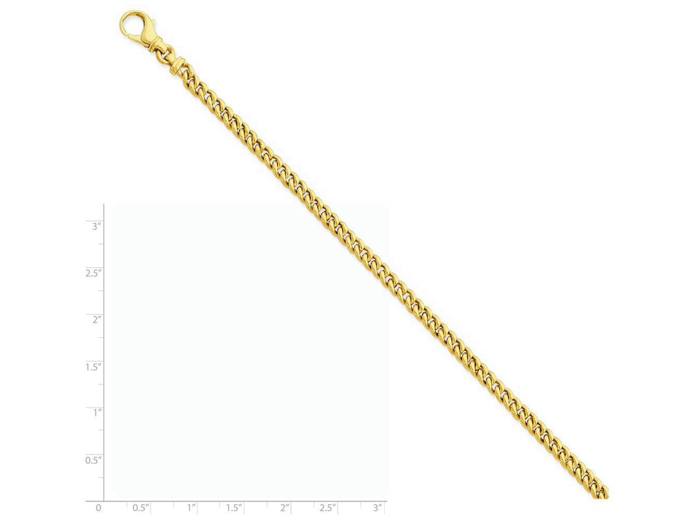 FJC Finejewelers 7 Inch 14k Yellow Gold 4.5mm Polished Fancy Link Chain Bracelet