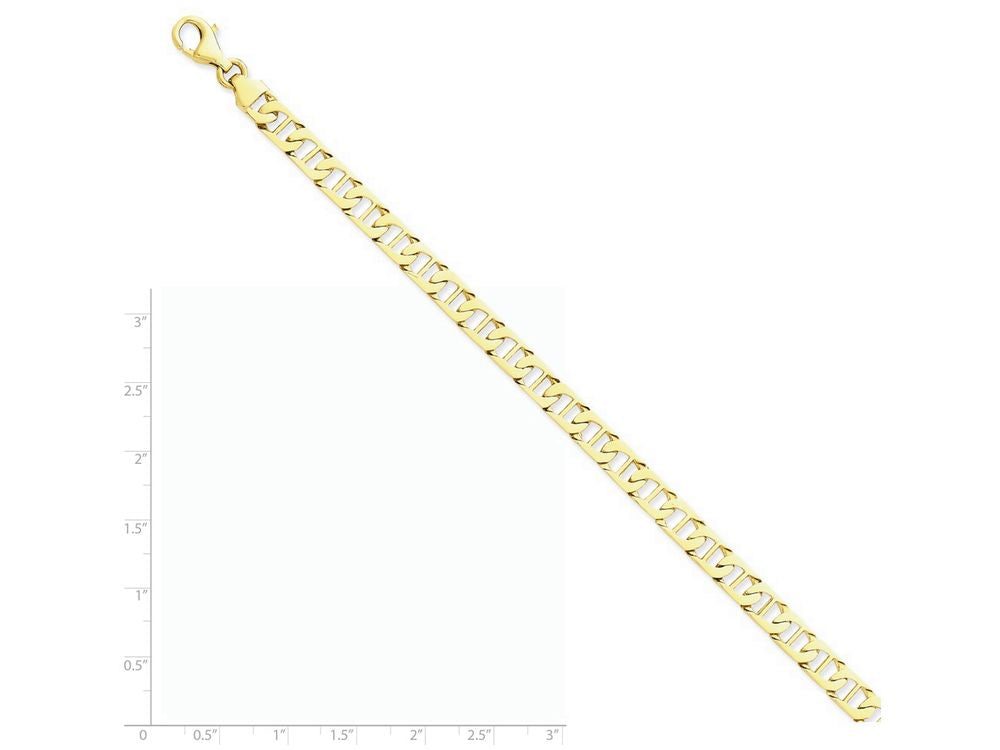 FJC Finejewelers 7 Inch 14k Yellow Gold 6.25mm Polished Fancy Anchor Link Chain Bracelet