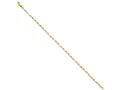 FJC Finejewelers 8 Inch 14 kt Two Tone Gold 2.25mm Fancy Link Chain Bracelet