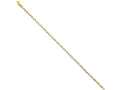 FJC Finejewelers 7 Inch 14k Yellow Gold Two-tone 2.5mm Fancy Link Chain Bracelet