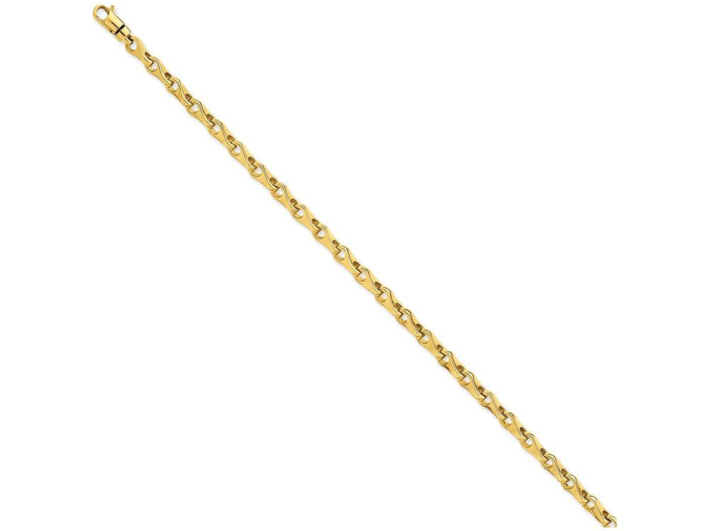 FJC Finejewelers 7.25 Inch 14k Yellow Gold 4.5mm Fancy Link Chain Bracelet