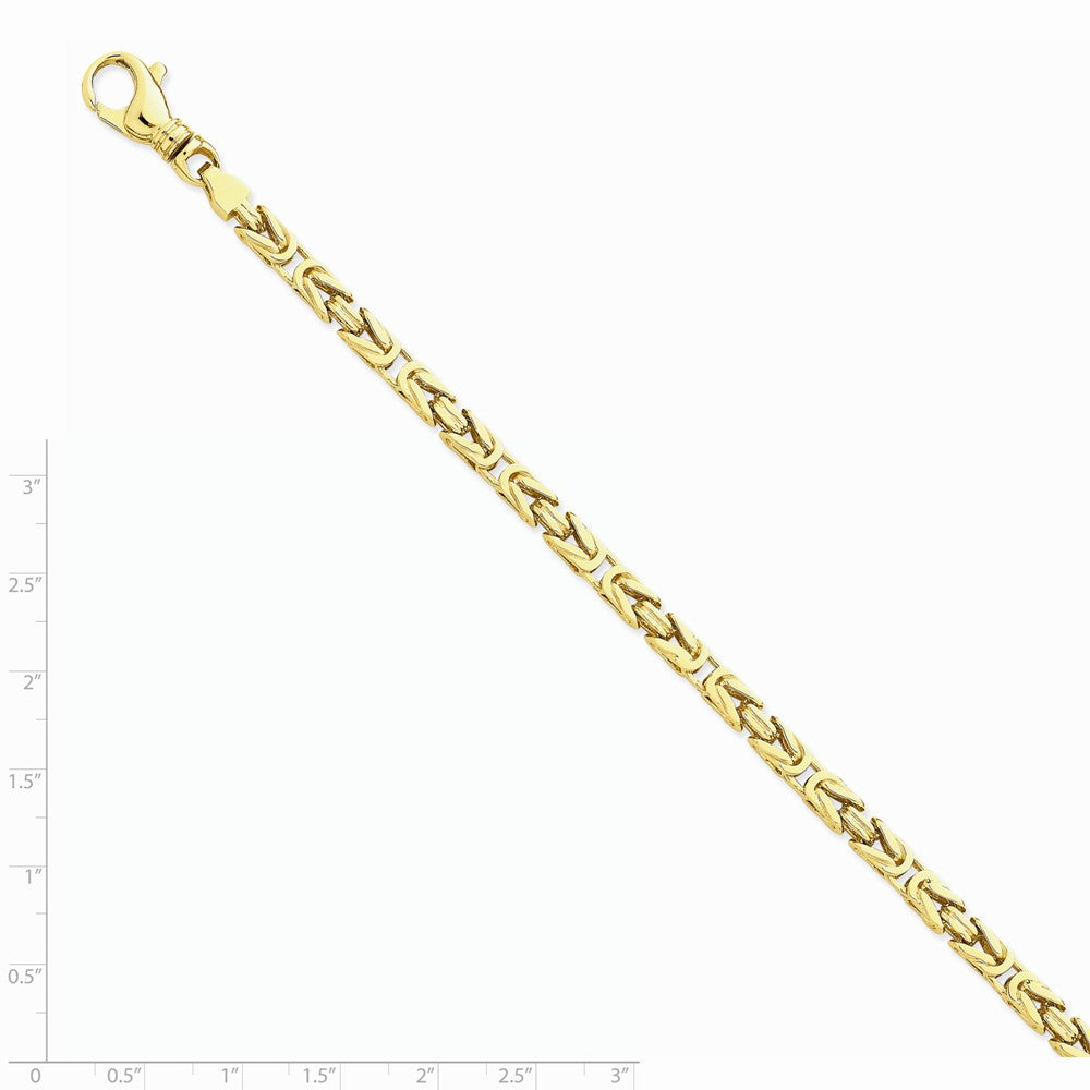 FJC Finejewelers 8.75 Inch 14k 4.75mm Polished Byzantine Link Chain Bracelet