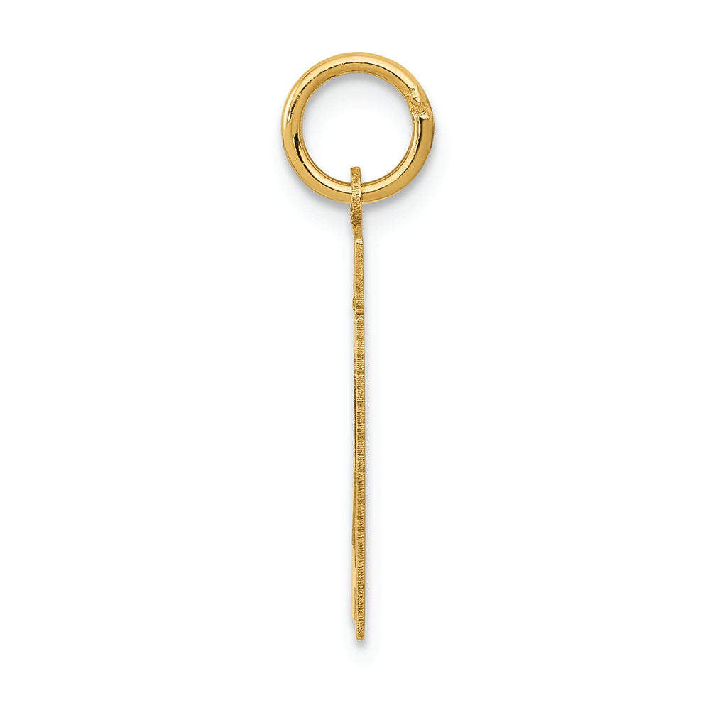 FJC Finejewelers 14k Yellow Gold Small Polished Number 21 Charm