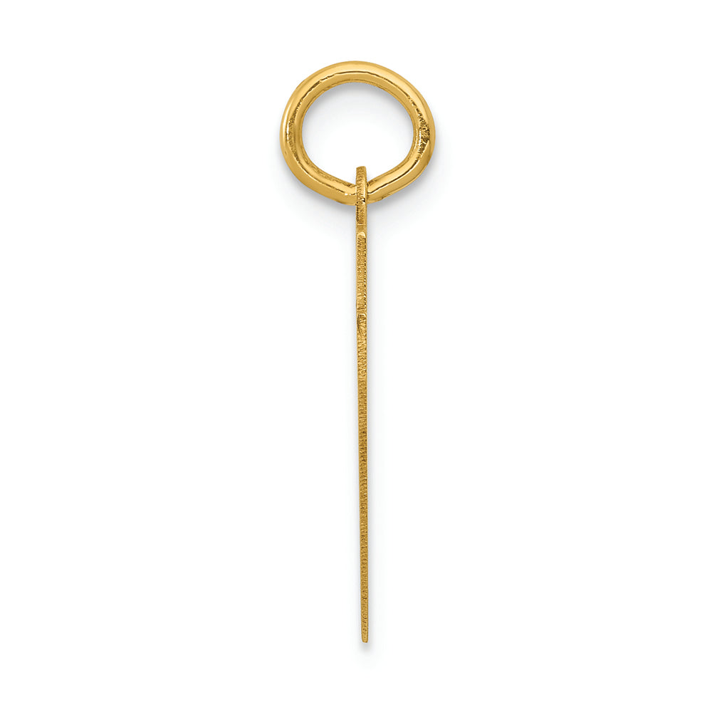 FJC Finejewelers 14k Yellow Gold Small Polished Number 47 Charm