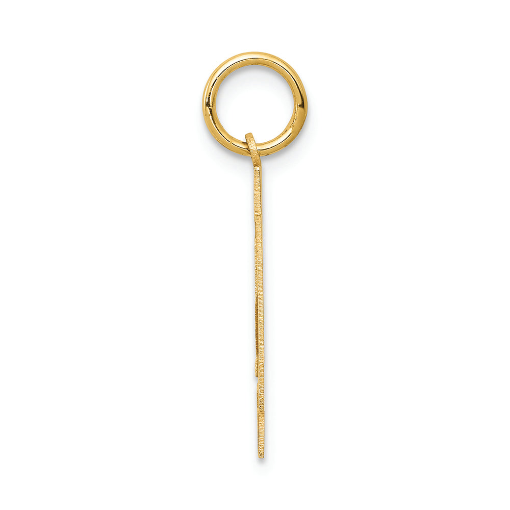 FJC Finejewelers 14k Yellow Gold Medium Satin Number 34 Charm