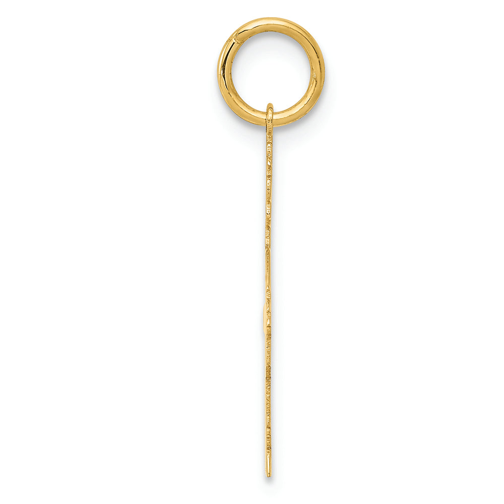 FJC Finejewelers 14k Yellow Gold Plain Polished Small Boy Charm