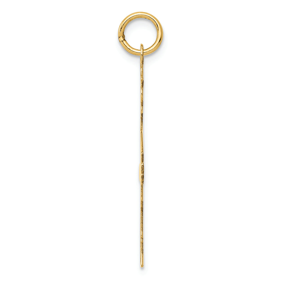 FJC Finejewelers 14k Yellow Gold Plain Polished Large Boy Charm