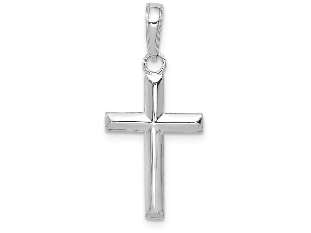 FJC Finejewelers 14k White Gold Small Cross Charm