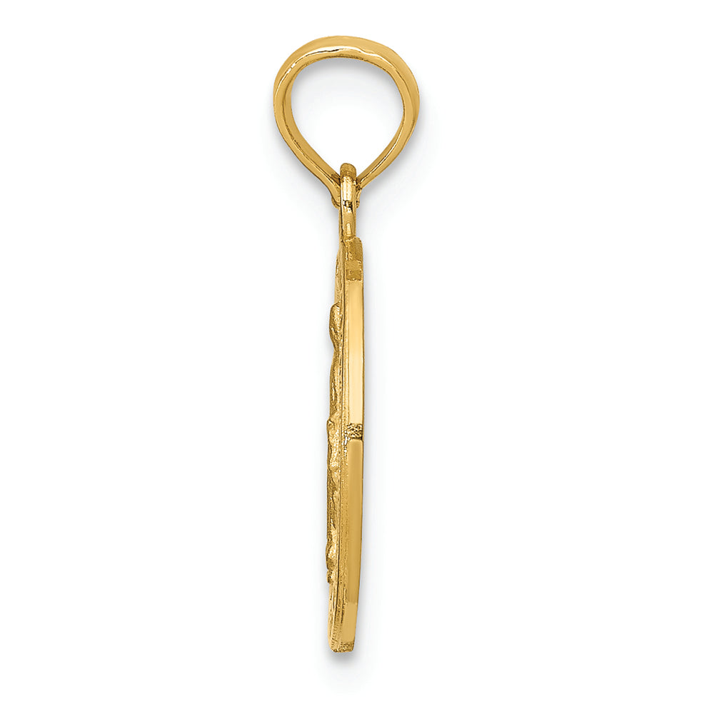 FJC Finejewelers 14k Yellow Gold Miraculous Medal Charm