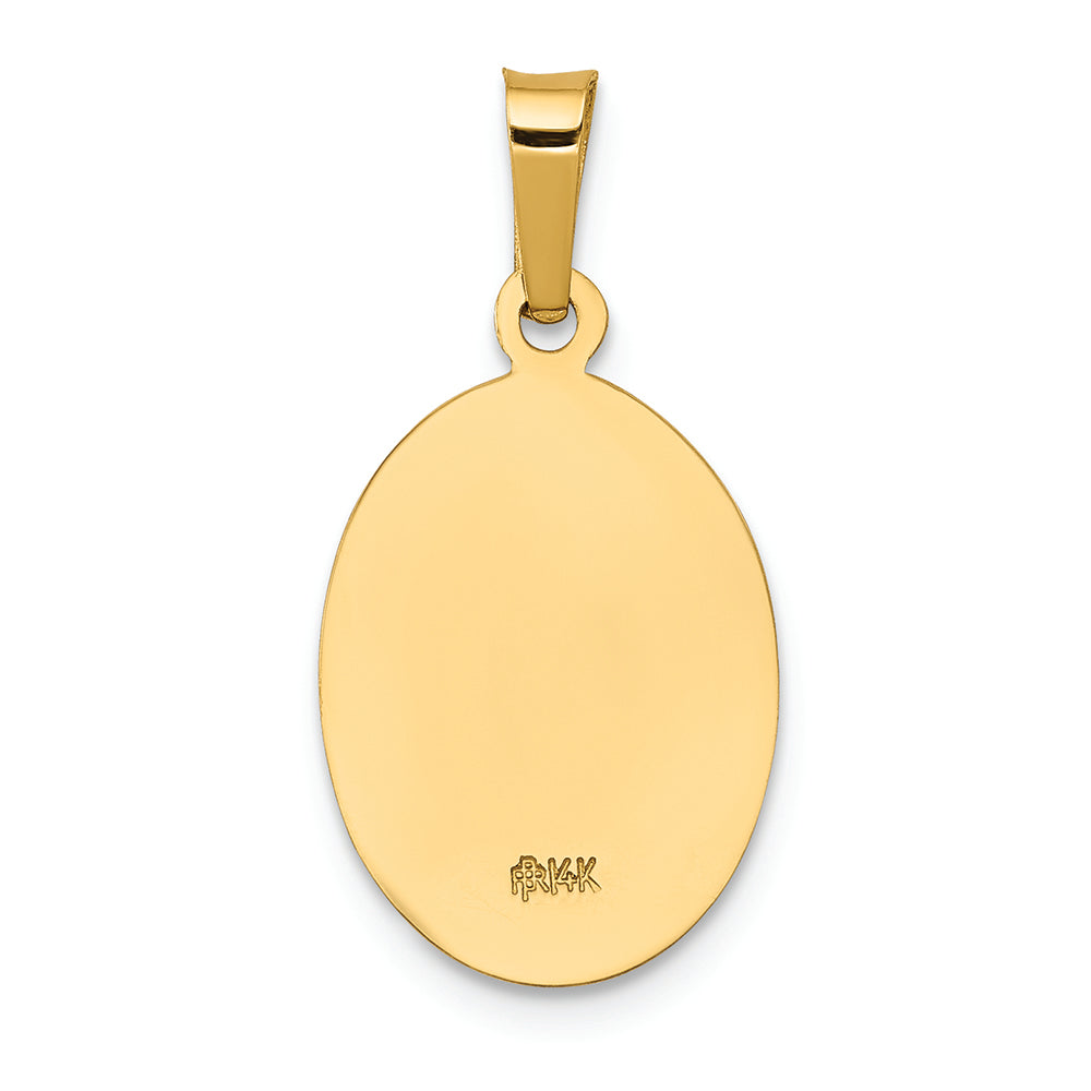 FJC Finejewelers 14k Yellow Gold Saint Joseph Medal Charm 11 x 22mm