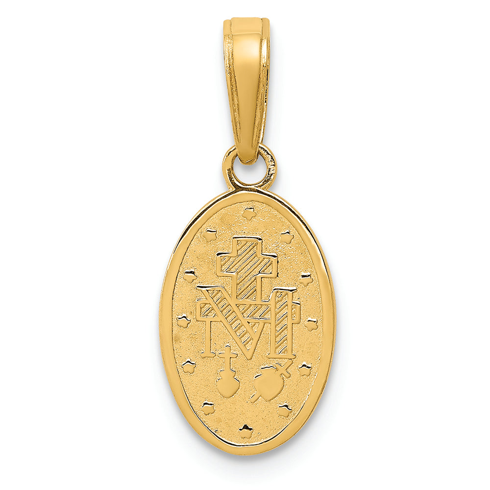 FJC Finejewelers 14k Yellow Gold Miraculous Medal Charm