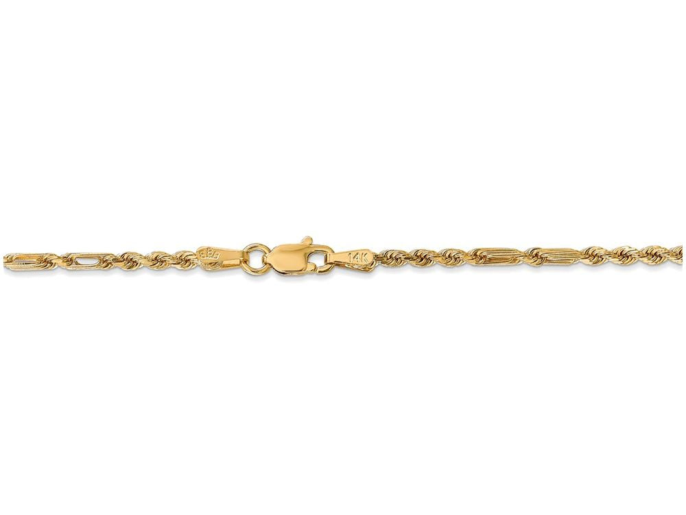 FJC Finejewelers 16 Inch 14k Yellow Gold 2.25mm Milano Rope Chain Necklace