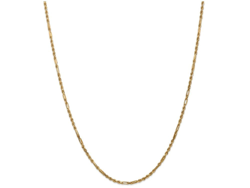 FJC Finejewelers 7 Inch 14k Yellow Gold 2.5mm Milano Rope Chain Bracelet