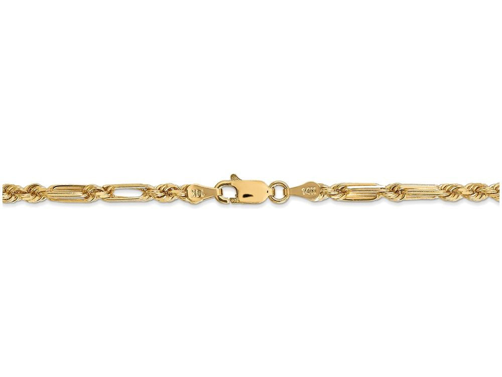 FJC Finejewelers 7 Inch 14k Yellow Gold 3.0mm Milano Rope Chain Bracelet