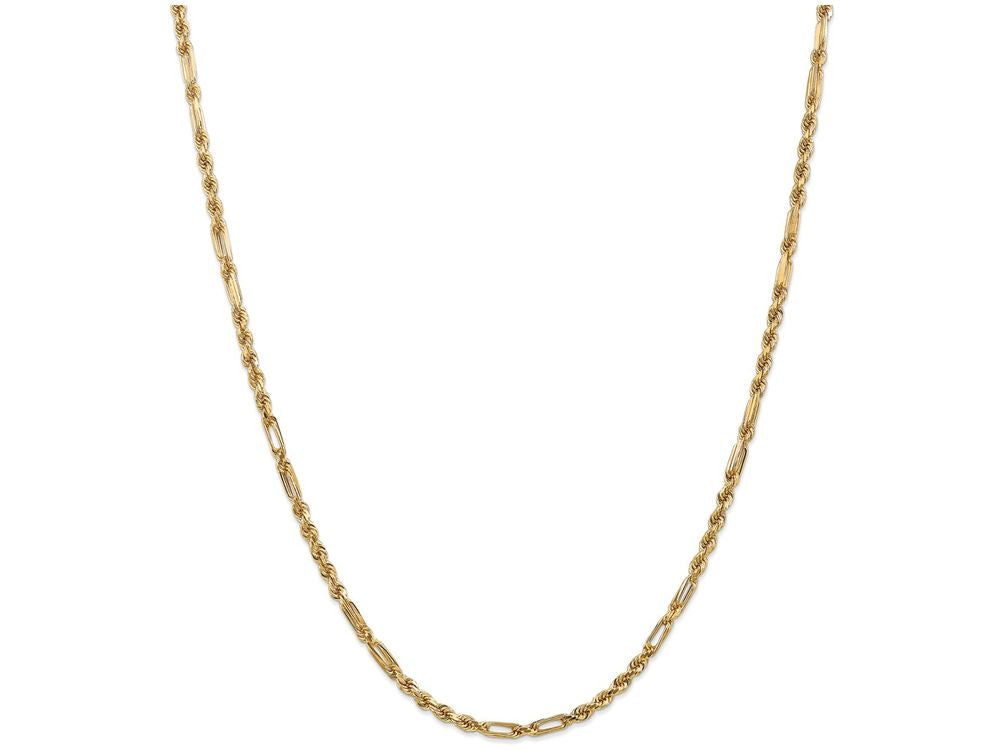 FJC Finejewelers 8 Inch 14k Yellow Gold 3.0mm Milano Rope Chain Bracelet