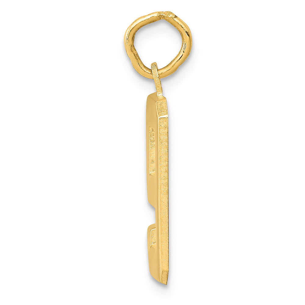 FJC Finejewelers 14k Yellow Gold Casted Medium Polished Number 9 Charm
