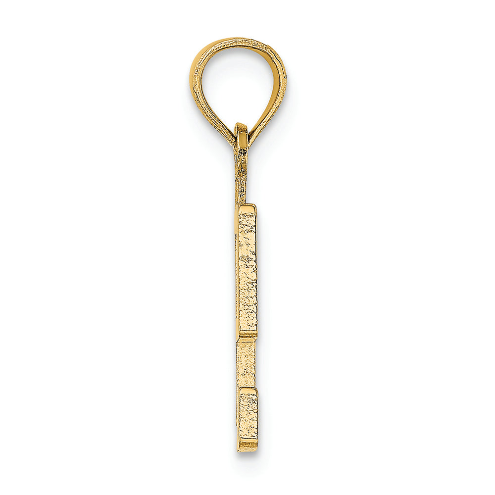 FJC Finejewelers 14k Yellow Gold Number 9 Block Style Charm