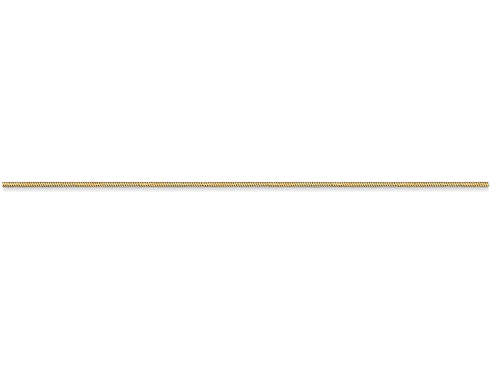 FJC Finejewelers 9 Inch 14k Yellow Gold .80mm Octagonal Snake Chain Ankle Bracelet (Smaller Ankles)