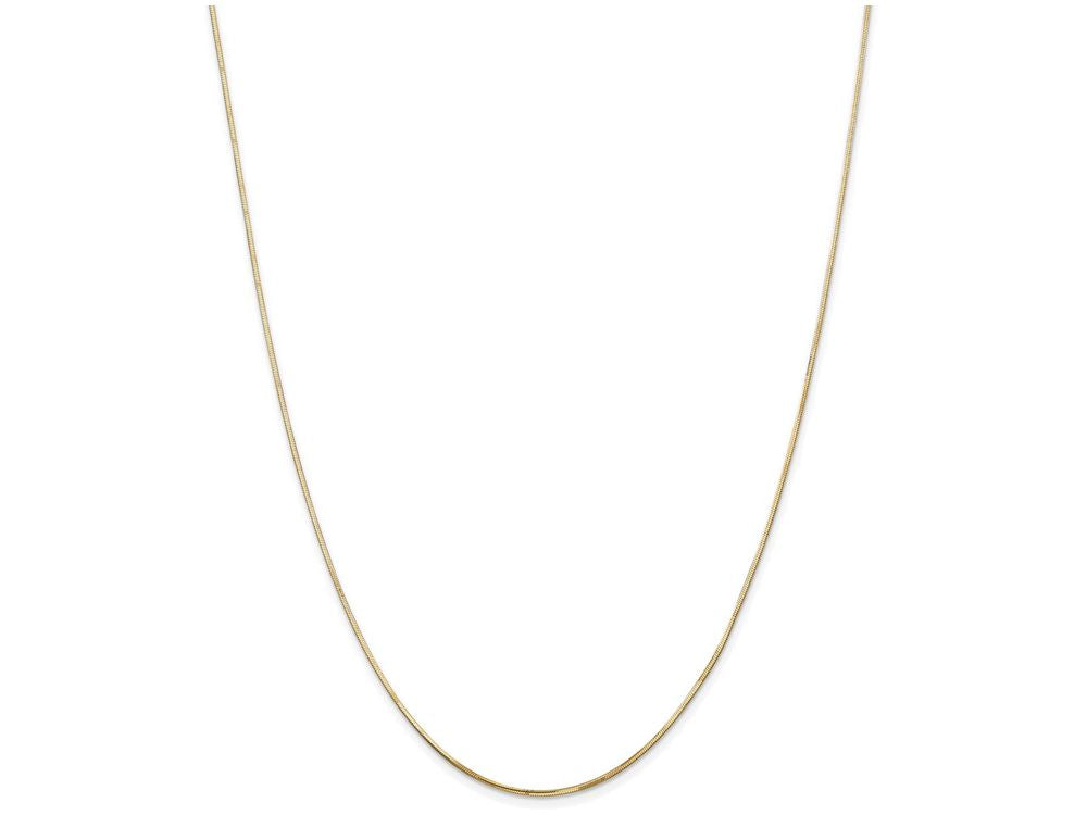 FJC Finejewelers 7 Inch 14k Yellow Gold 1.20mm Octagonal Snake Chain Bracelet