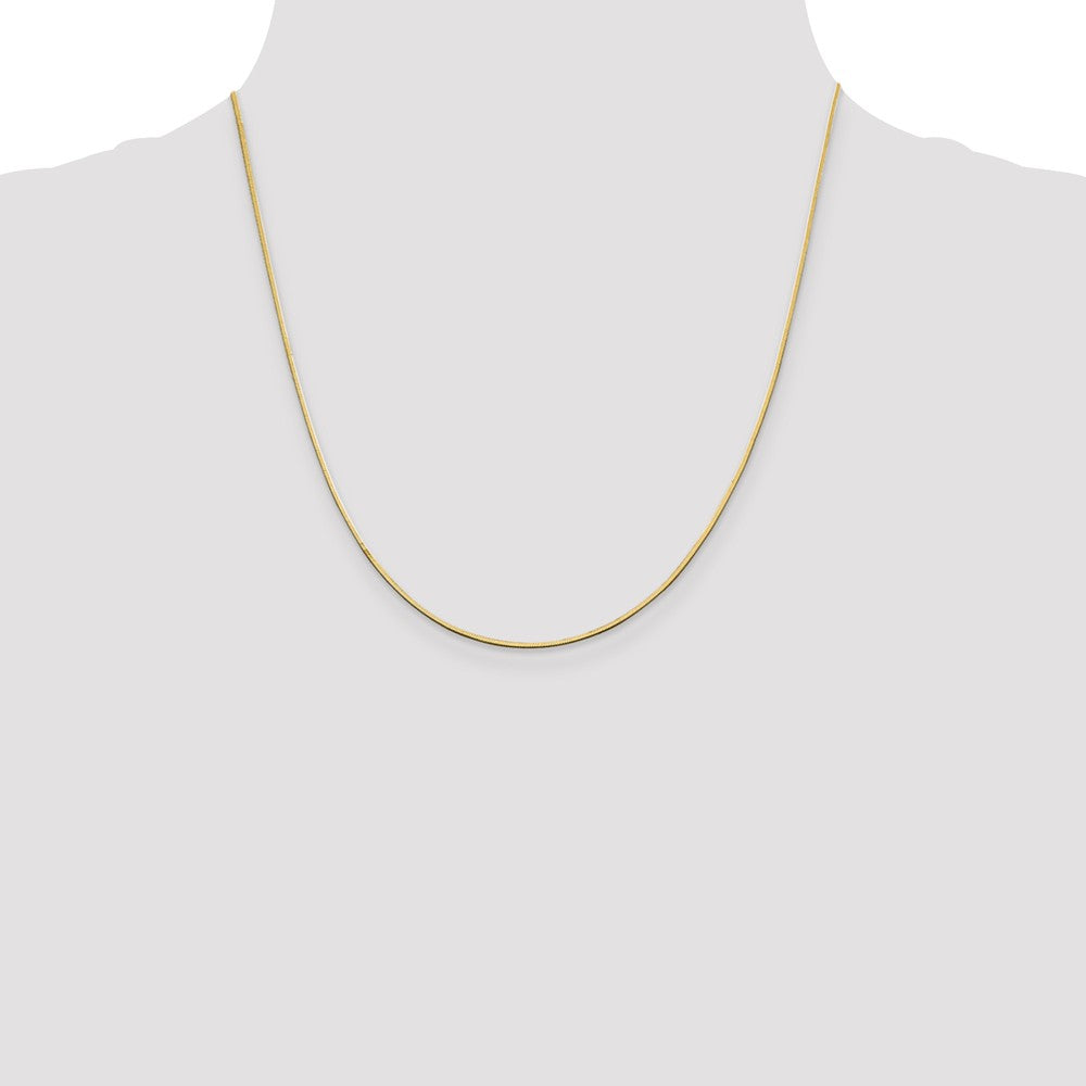 FJC Finejewelers 14 kt Yellow Gold 1.0 mm  20 Inch Octagonal Snake Chain