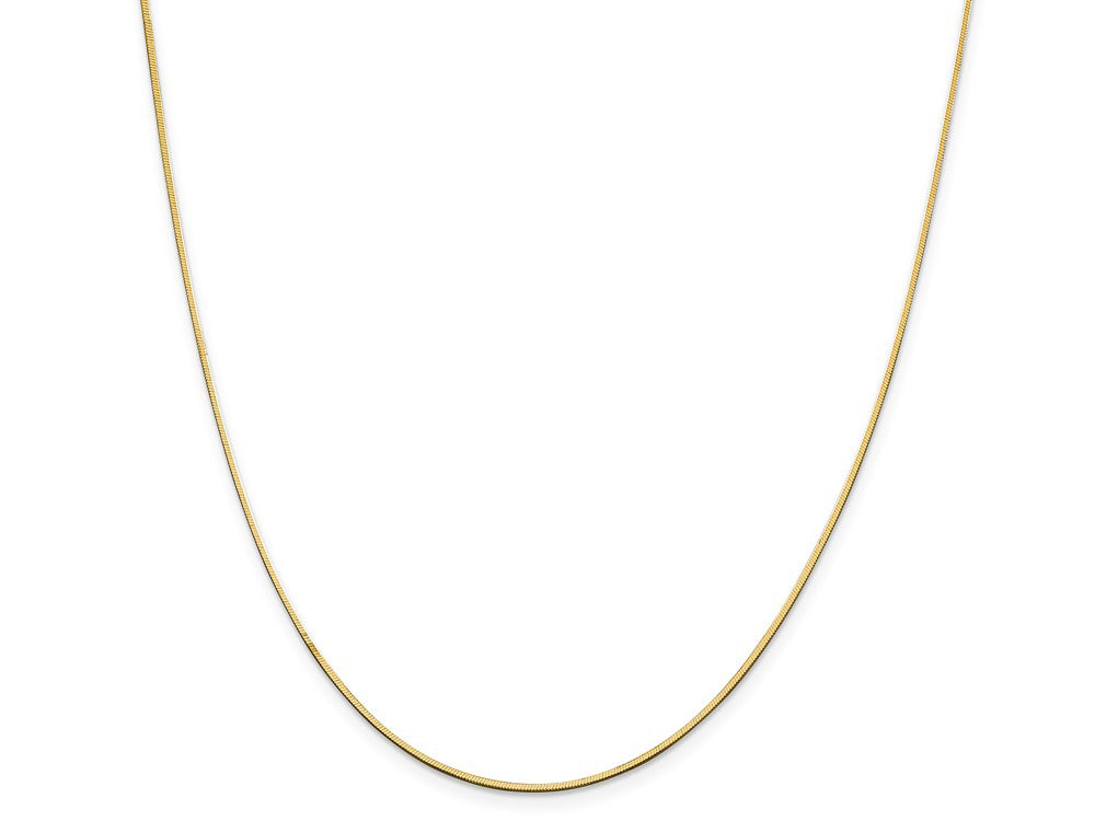 FJC Finejewelers 14 kt Yellow Gold 1.0 mm  20 Inch Octagonal Snake Chain