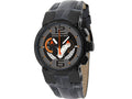 Officina Del Tempo Racing 44mm Chronograph Leather Band Black PVD (OT1051/1240GOG) Made in Italy