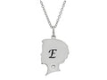 FJC Finejewelers Themed Boy Personalized Initial E Alphabet Pendant Necklace with CZ  18 Inch Adjustable Chain