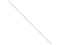 FJC Finejewelers 18 Inch 14k White Gold 1.3mm Curb Chain Necklace