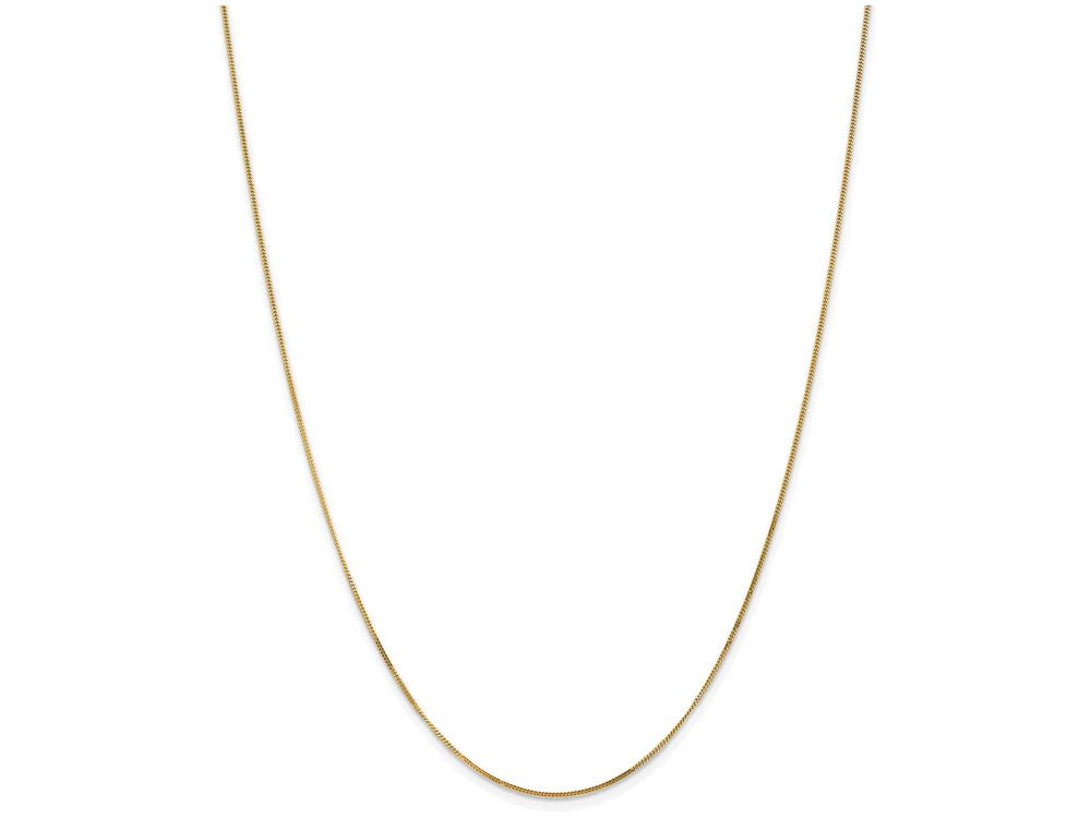 FJC Finejewelers 18 Inch 14k Yellow Gold .9mm Curb Chain Necklace