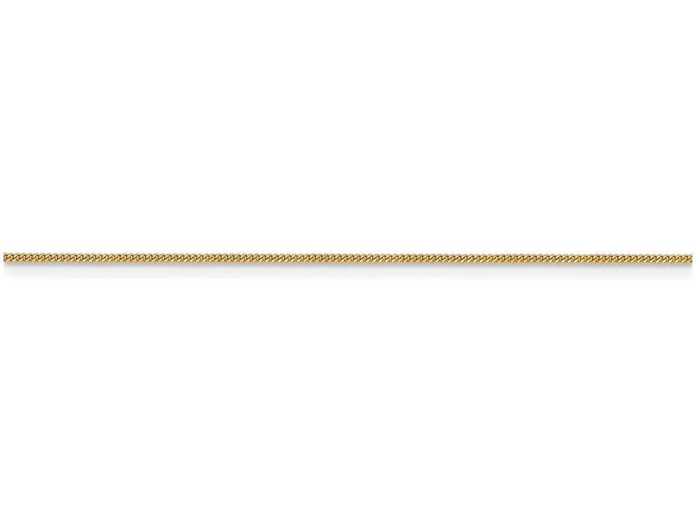 FJC Finejewelers 24 Inch 14k Yellow Gold .9mm Curb Chain Necklace