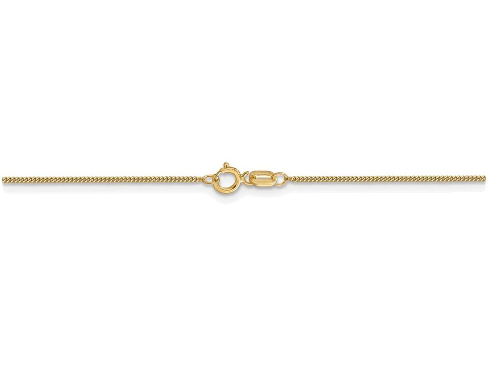 FJC Finejewelers 24 Inch 14k Yellow Gold .9mm Curb Chain Necklace